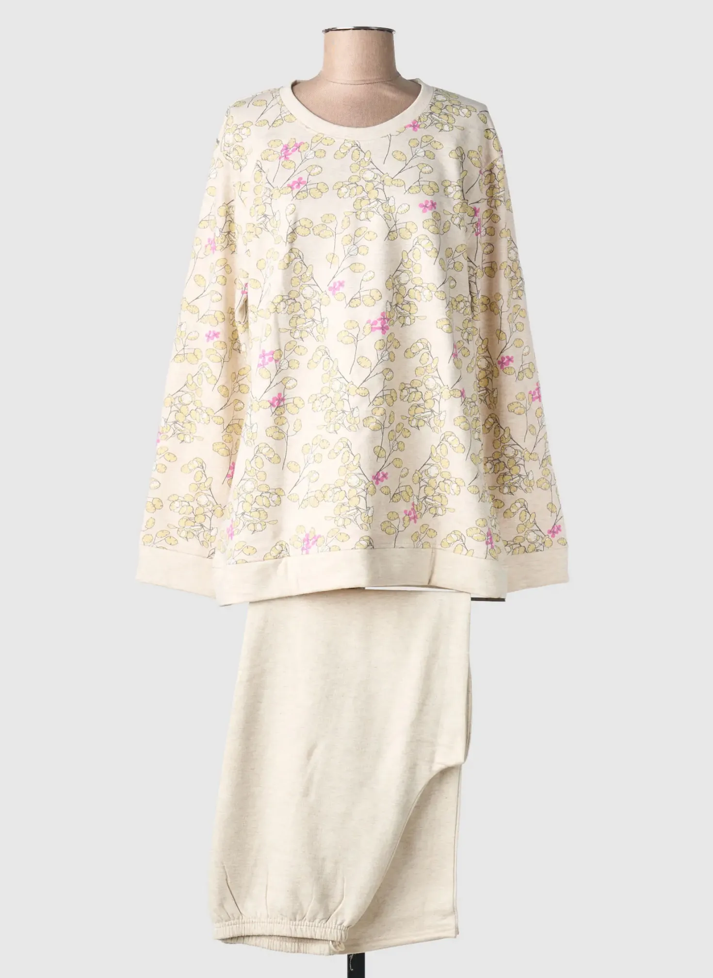 Pyjama Rose Pomme Beige