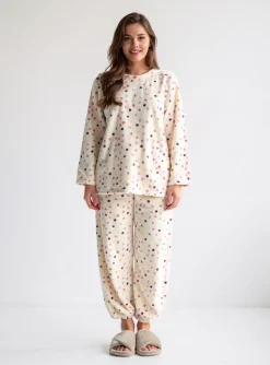Pyjama Rose Pomme Beige