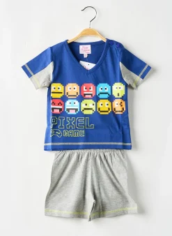 Pyjama Rose Pomme Bleu