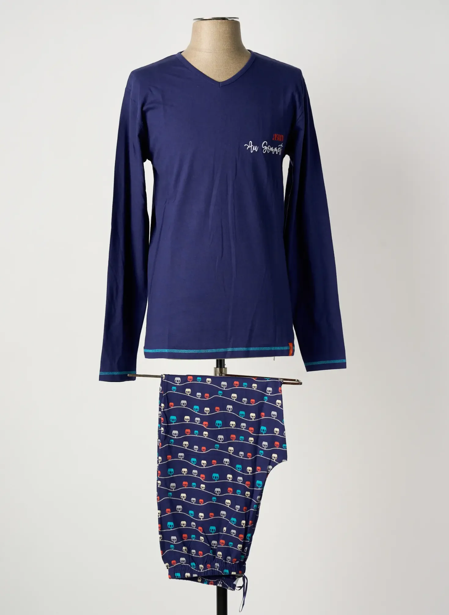 Pyjama Rose Pomme Bleu