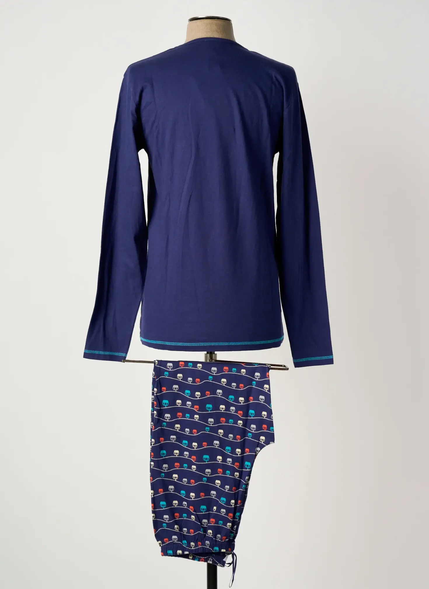 Pyjama Rose Pomme Bleu