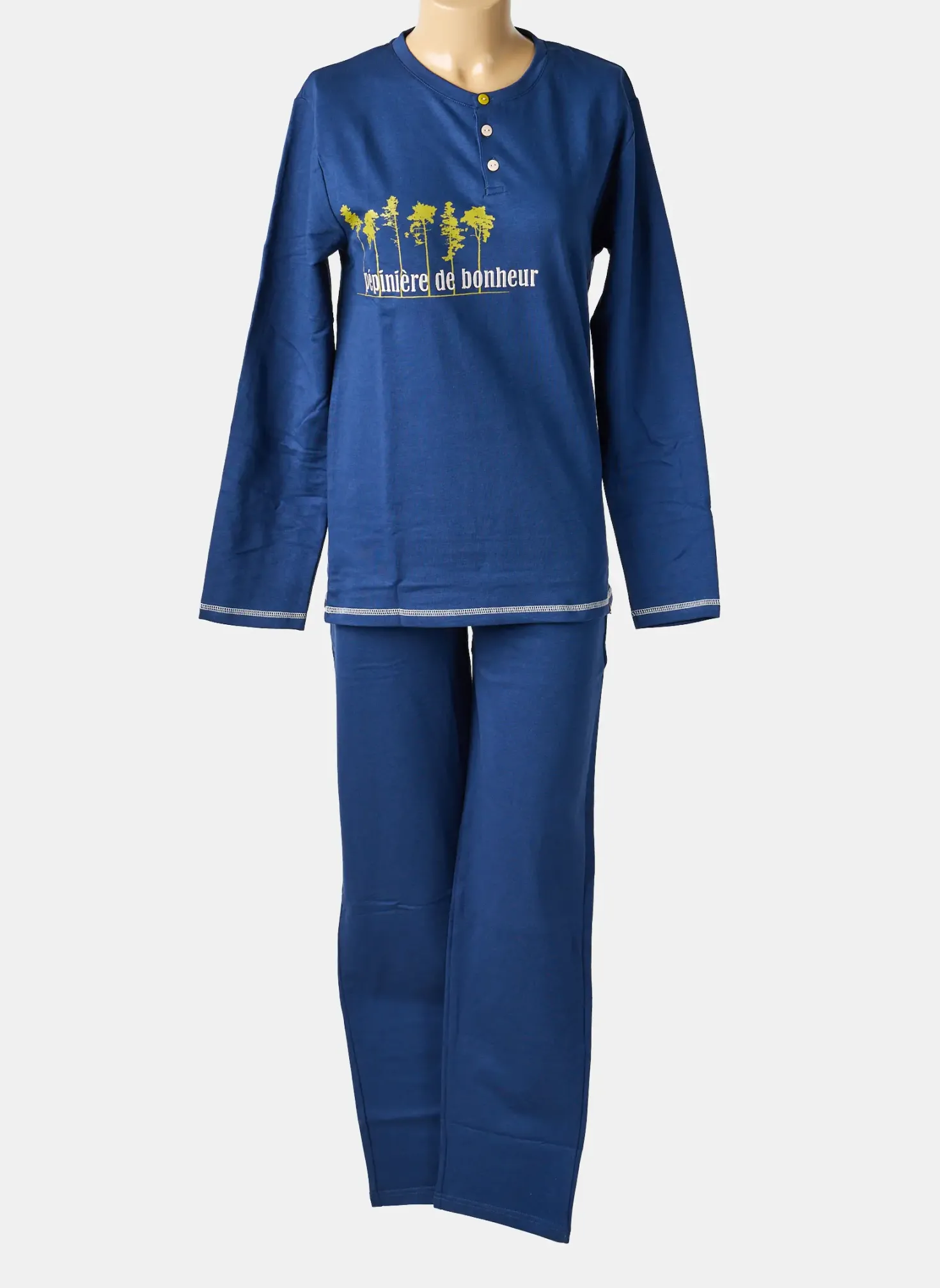 Pyjama Rose Pomme Bleu