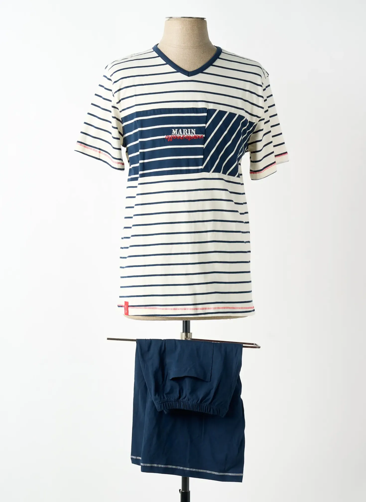 Pyjama Rose Pomme Bleu