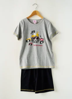 Pyjama Rose Pomme Gris