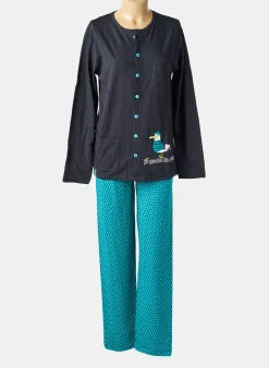 Pyjama Rose Pomme Gris