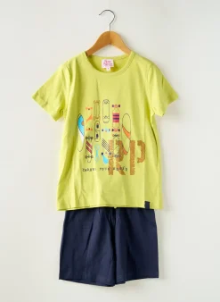 Pyjama Rose Pomme Jaune