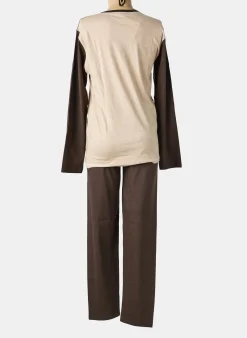 Pyjama Rose Pomme Marron