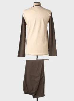 Pyjama Rose Pomme Marron