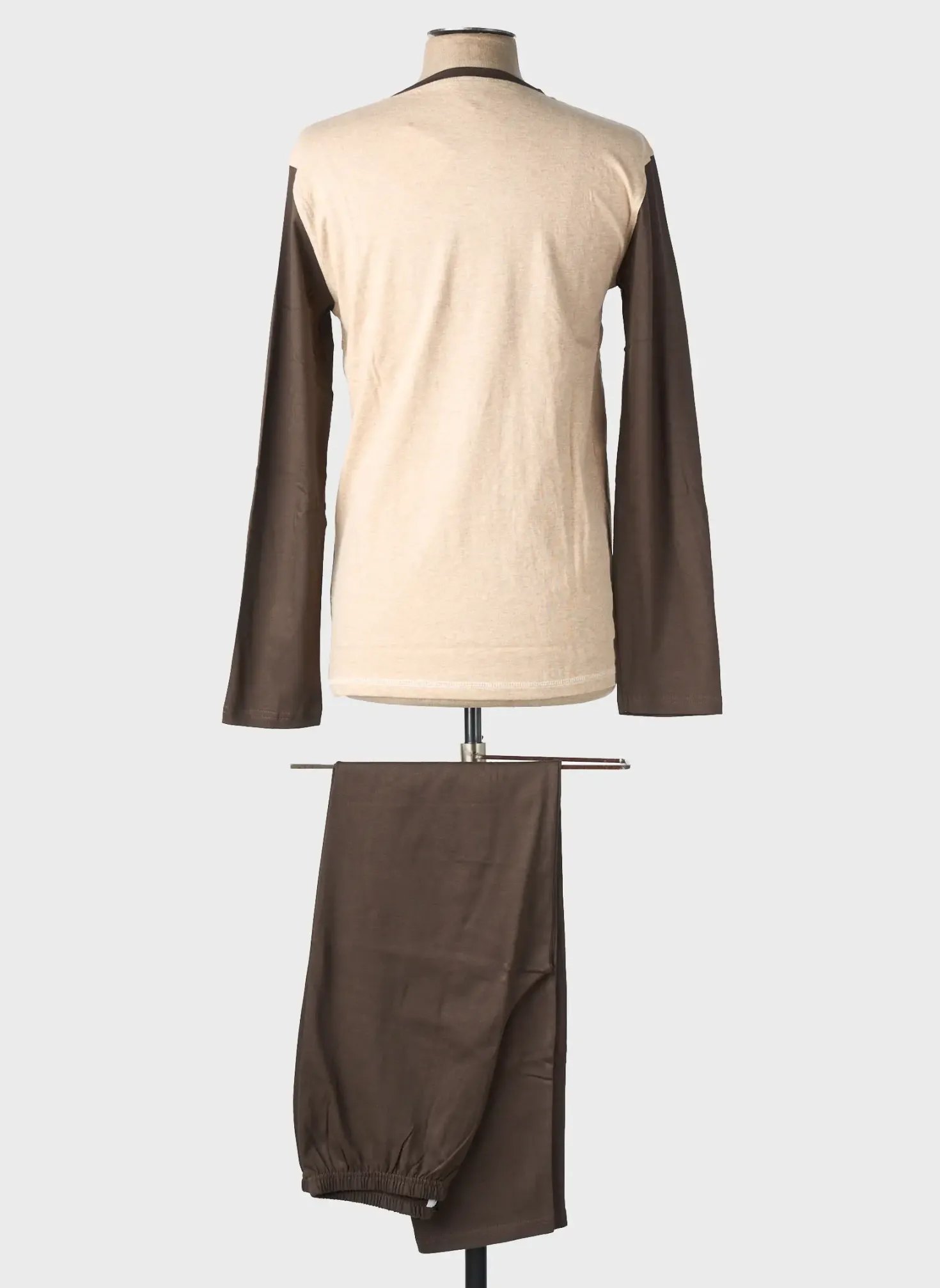Pyjama Rose Pomme Marron