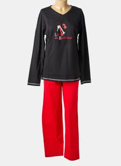 Pyjama Rose Pomme Noir