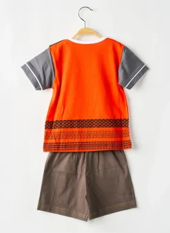 Pyjama Rose Pomme Orange