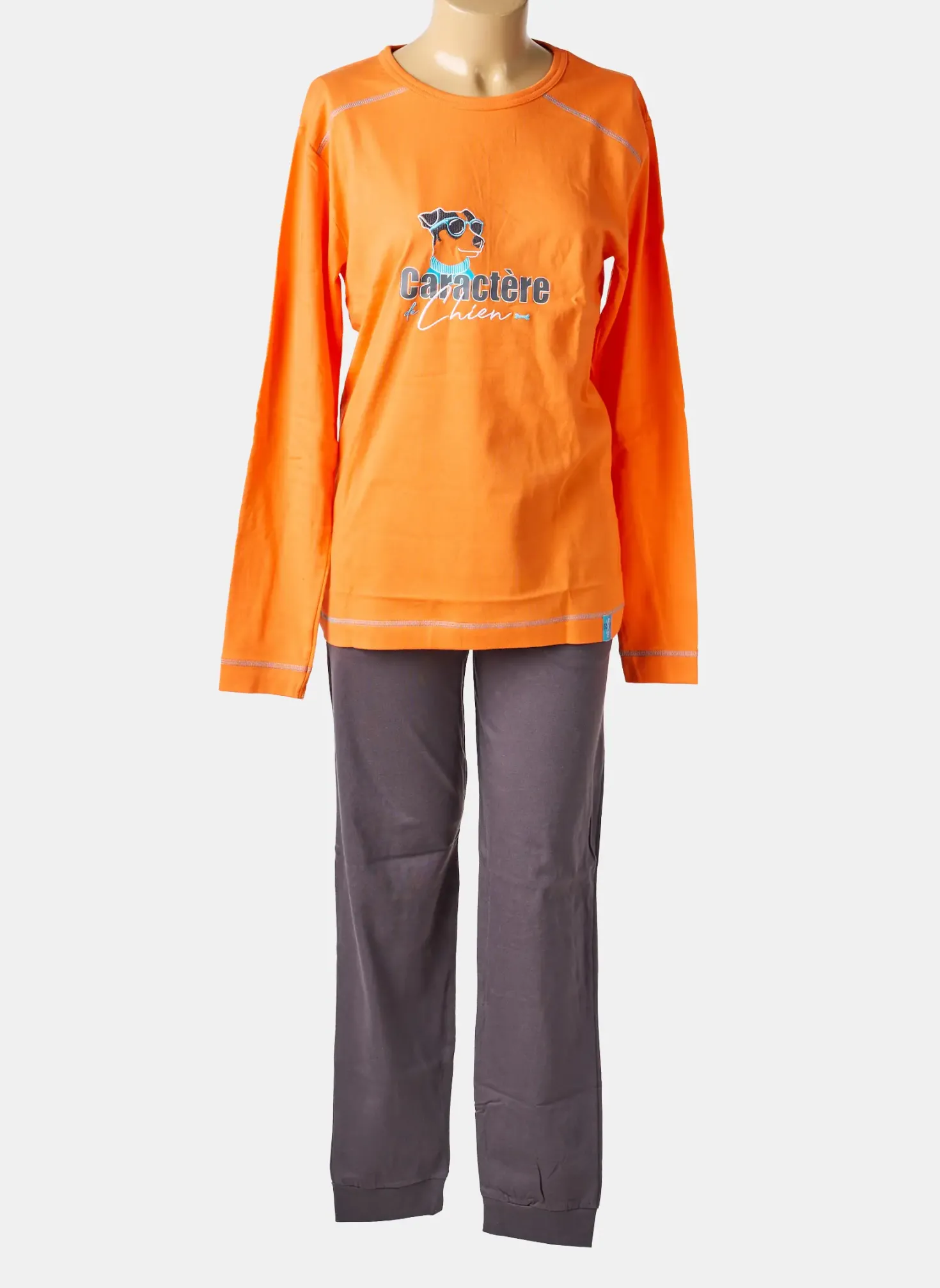 Pyjama Rose Pomme Orange