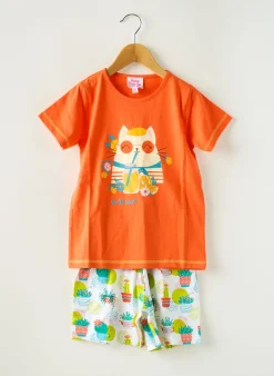 Pyjama Rose Pomme Orange