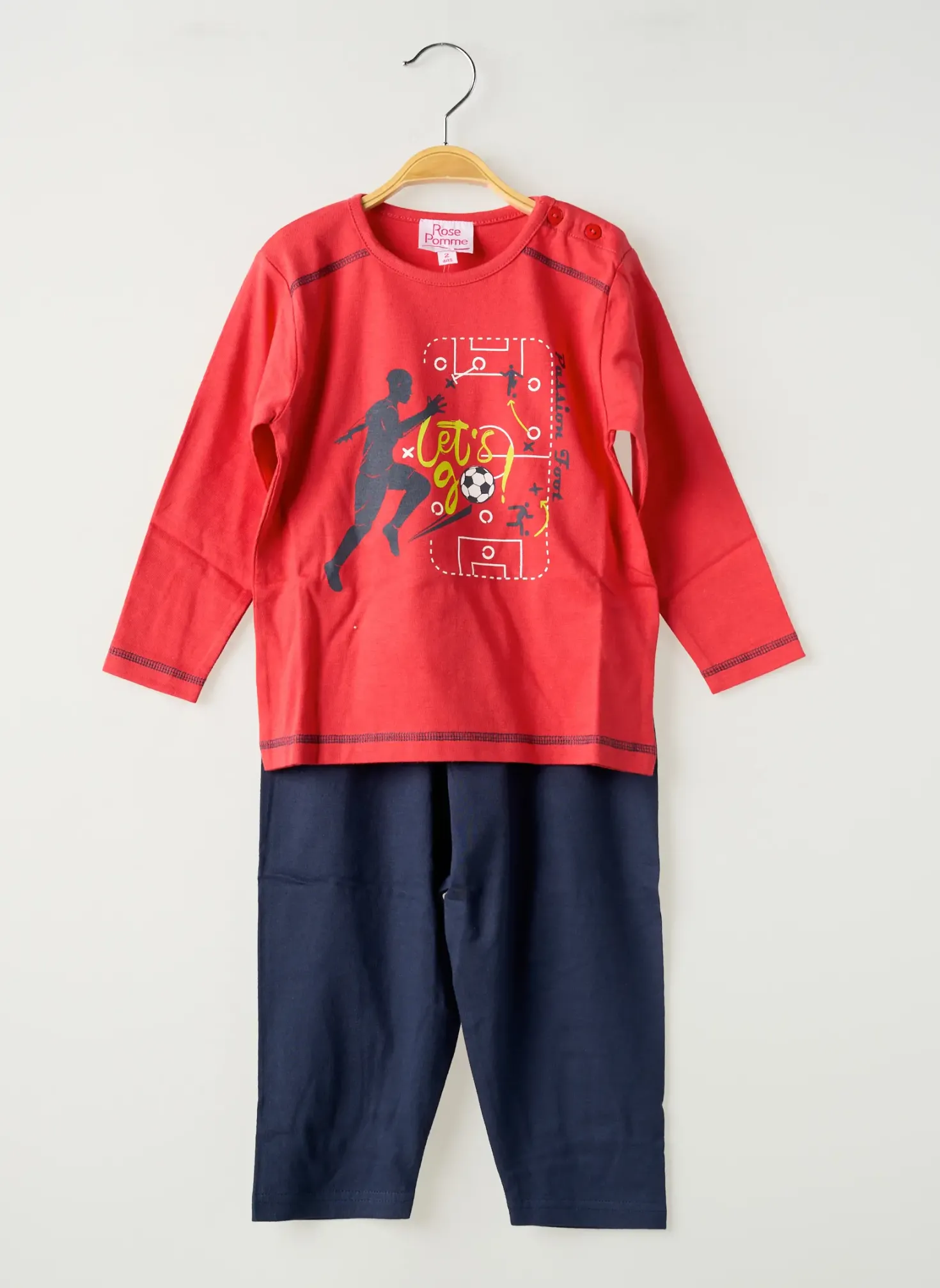 Pyjama Rose Pomme Rouge