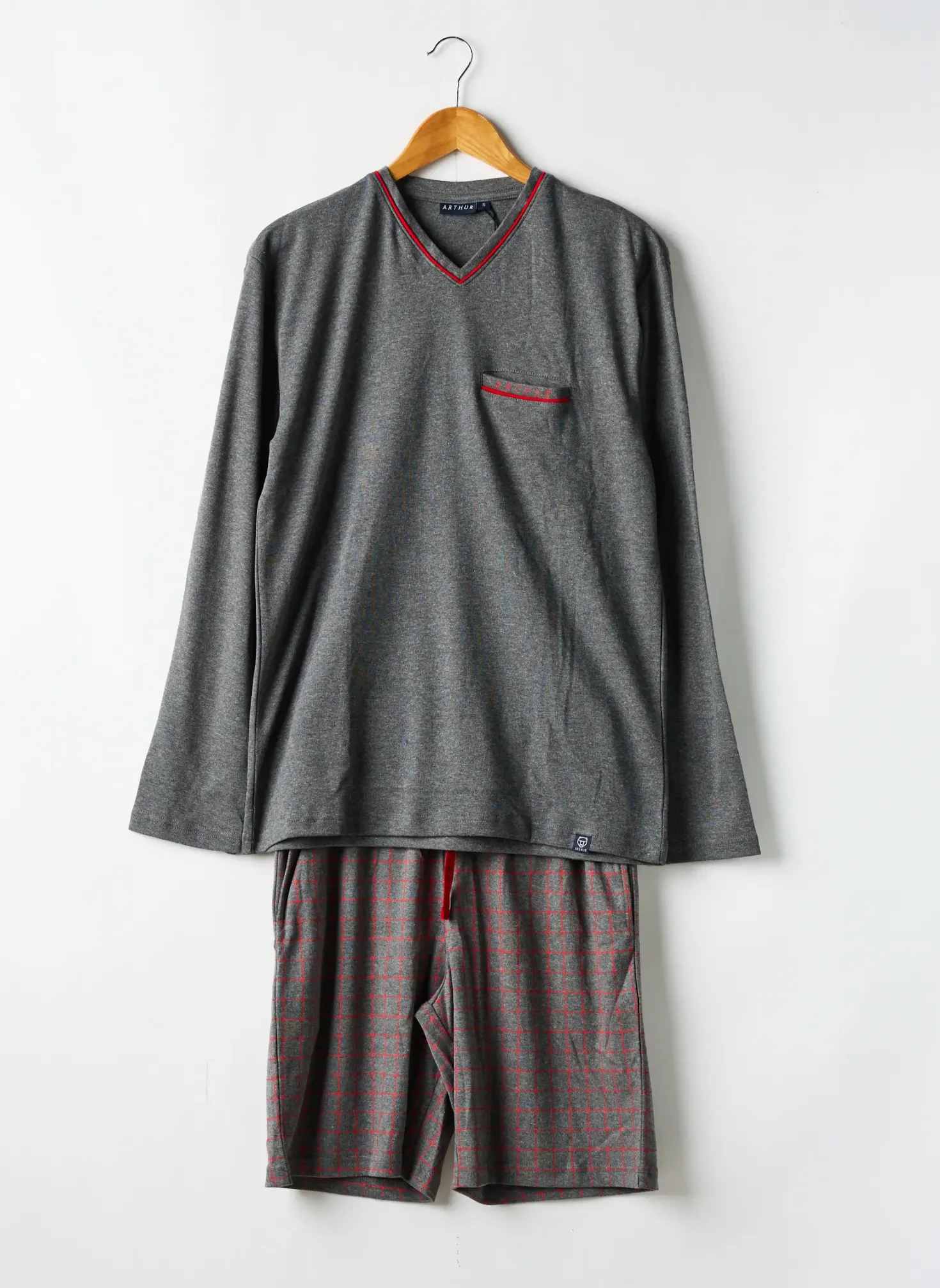Pyjashort Arthur Gris