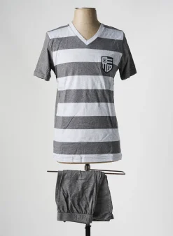 Pyjashort Eden Park Gris