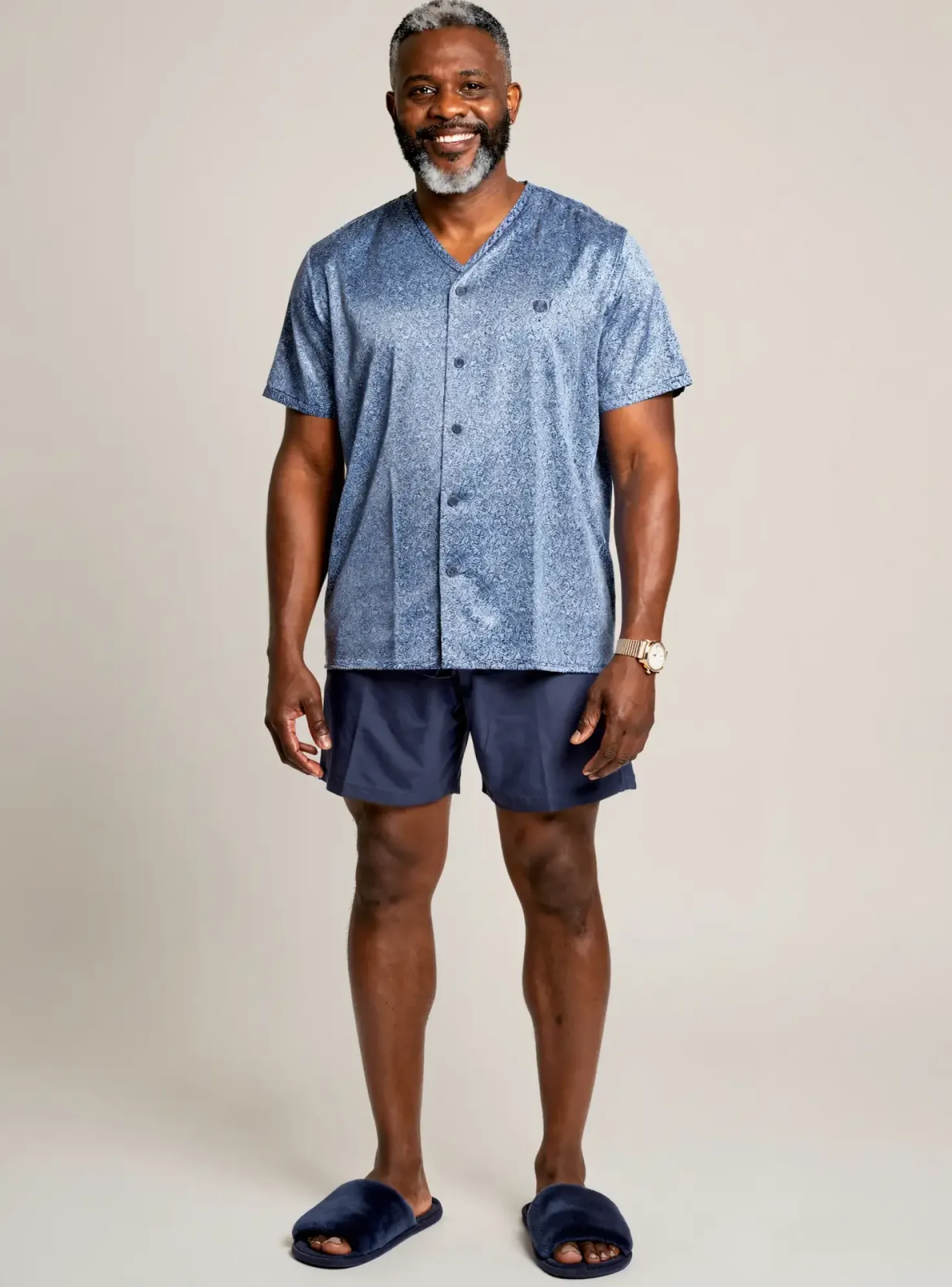Pyjashort Hom Bleu