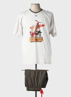 Pyjashort Massana Blanc