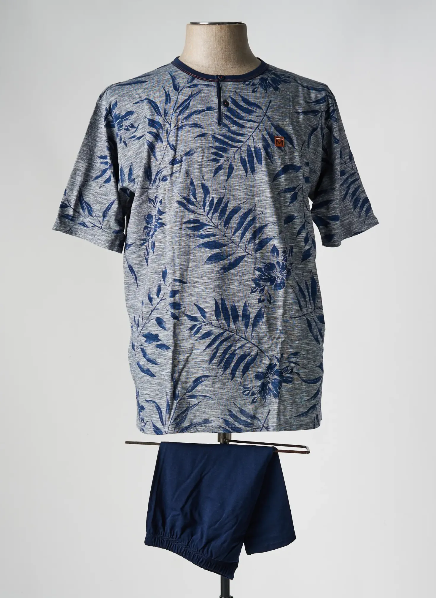 Pyjashort Massana Bleu