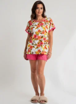 Pyjashort Reglisse Rose