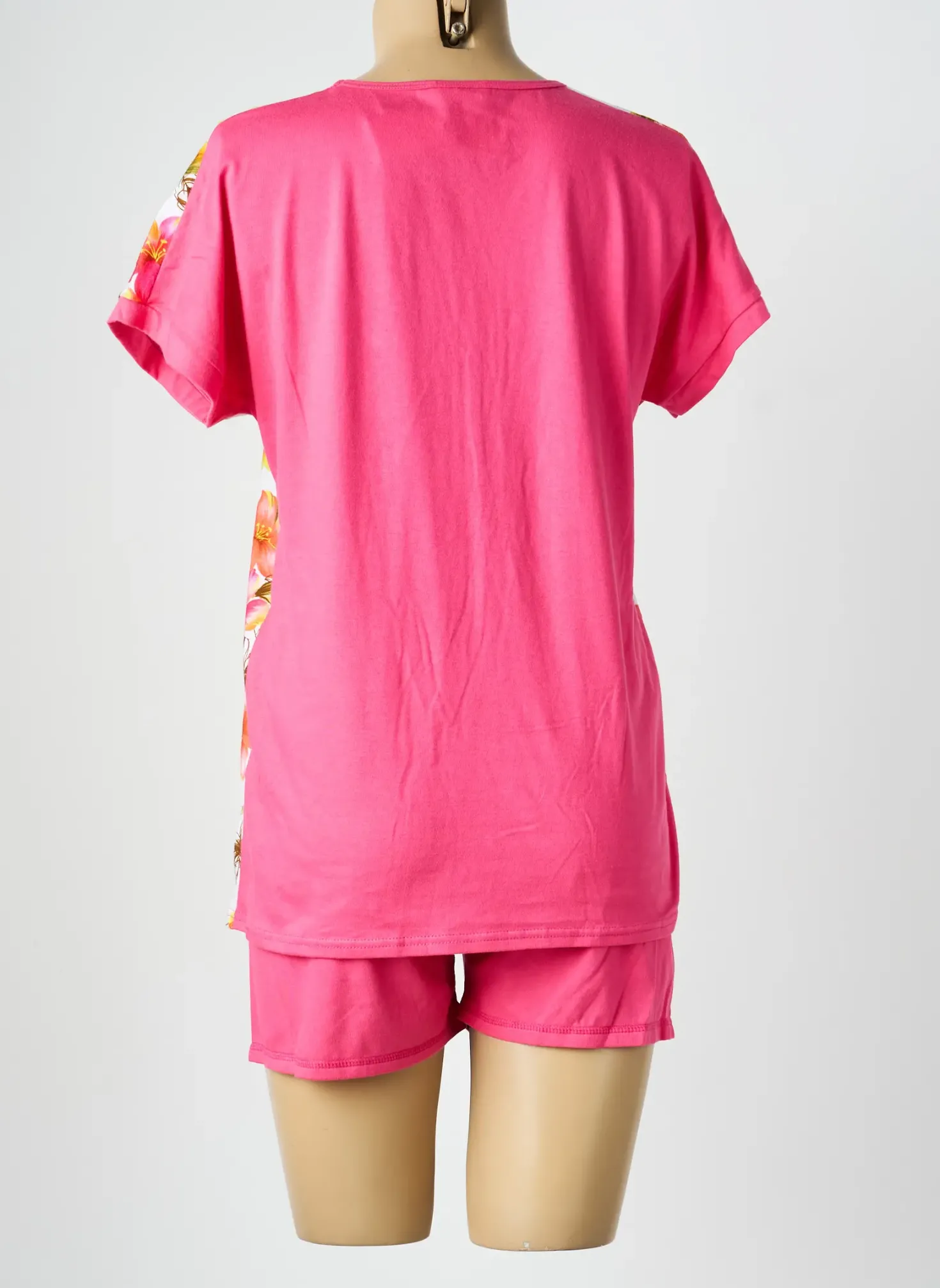 Pyjashort Reglisse Rose