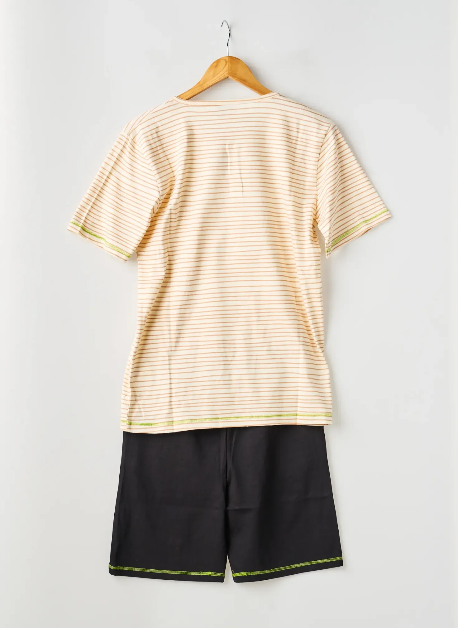 Pyjashort Rose Pomme Beige