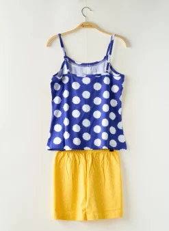 Pyjashort Rose Pomme Bleu
