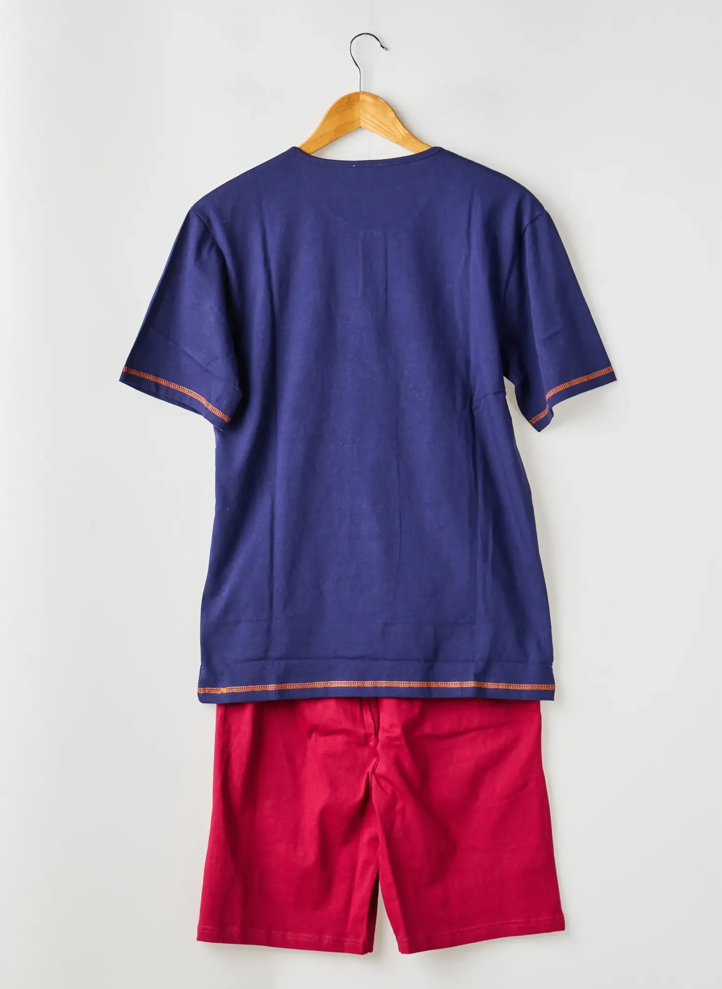 Pyjashort Rose Pomme Bleu