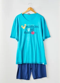 Pyjashort Rose Pomme Bleu