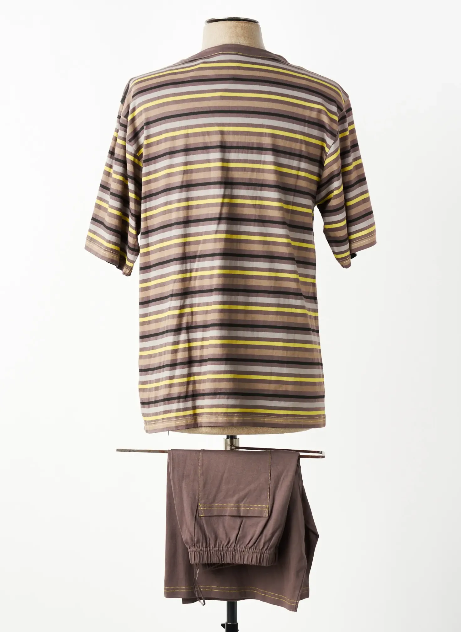Pyjashort Rose Pomme Gris