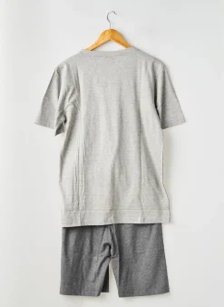 Pyjashort Rose Pomme Gris