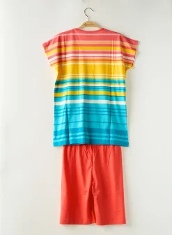 Pyjashort Rose Pomme Orange