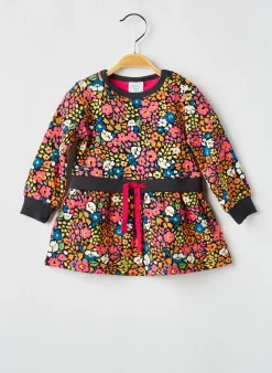 Robe Courte Boboli Noir Manches Longues