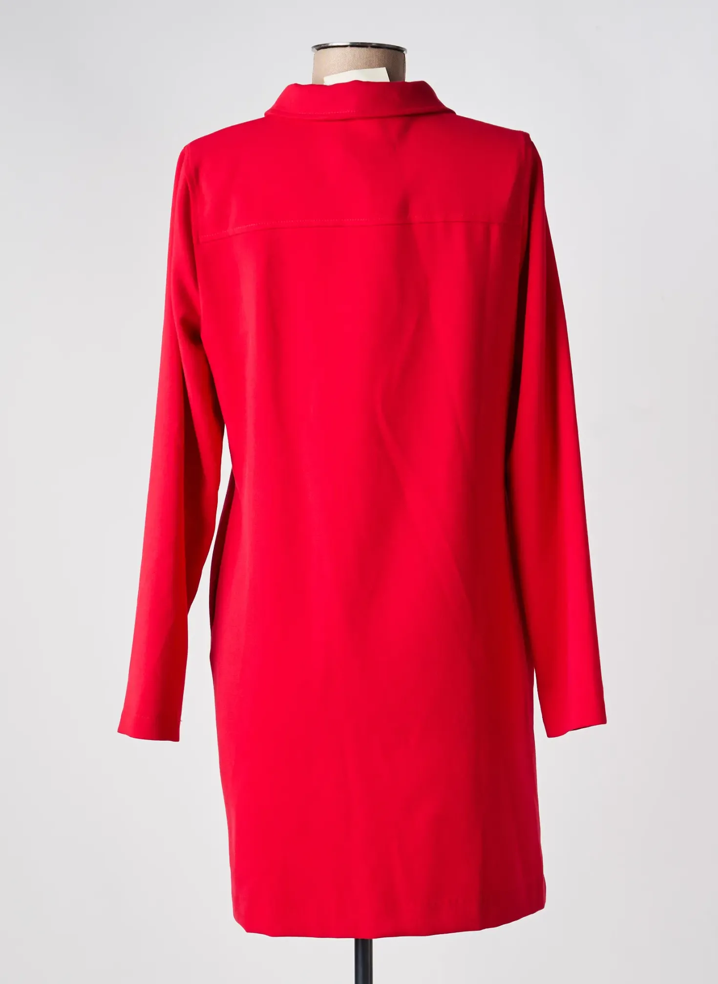 Robe Courte La Fee Maraboutee Rouge Manches Longues