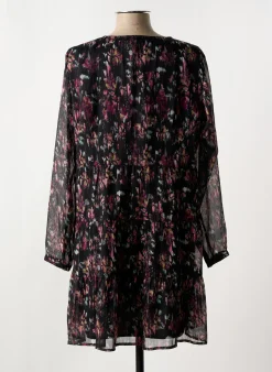 Robe Courte Le Temps Des Cerises Noir Manches Longues