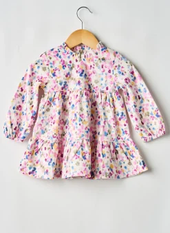 Robe Courte Mayoral Rose Manches Longues