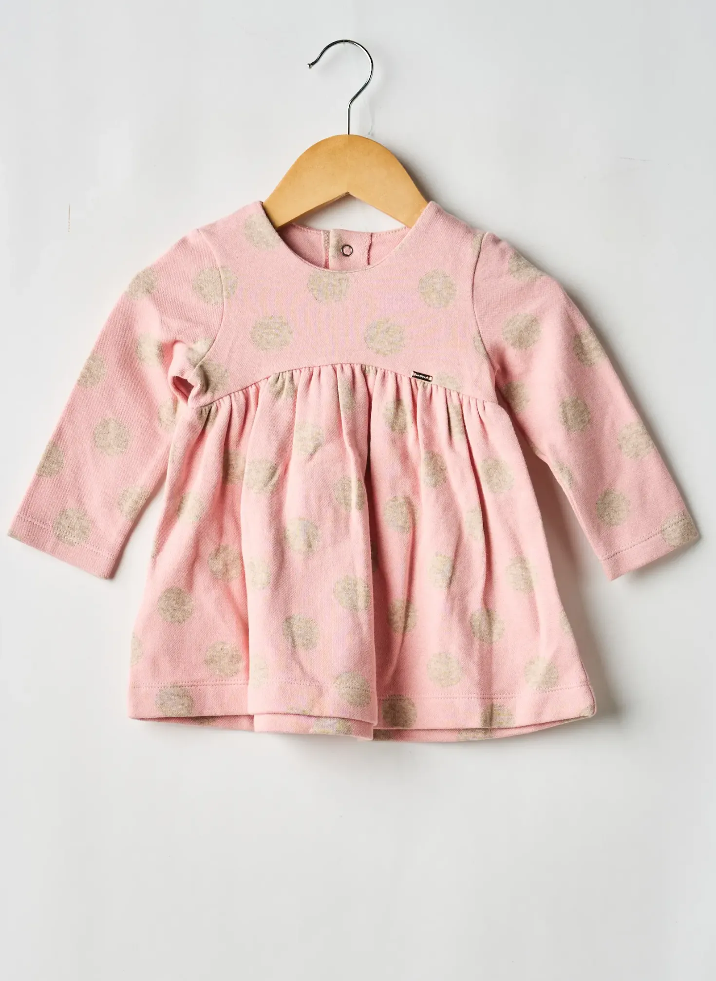 Robe Courte Mayoral Rose Manches Longues