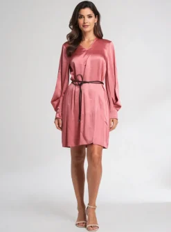 Robe Courte Pennyblack Rose Manches Longues