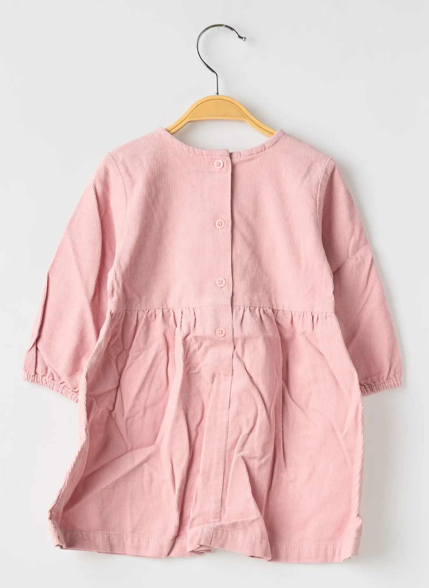 Robe Courte United Colors Of Benetton Rose Manches Longues