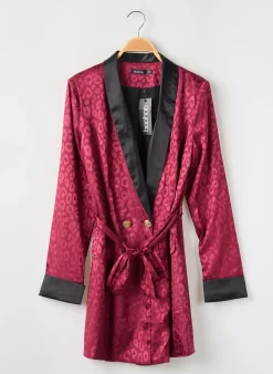Robe De Chambre Boohoo Rouge