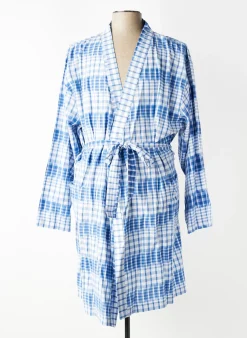 Robe De Chambre Christian Cane Bleu