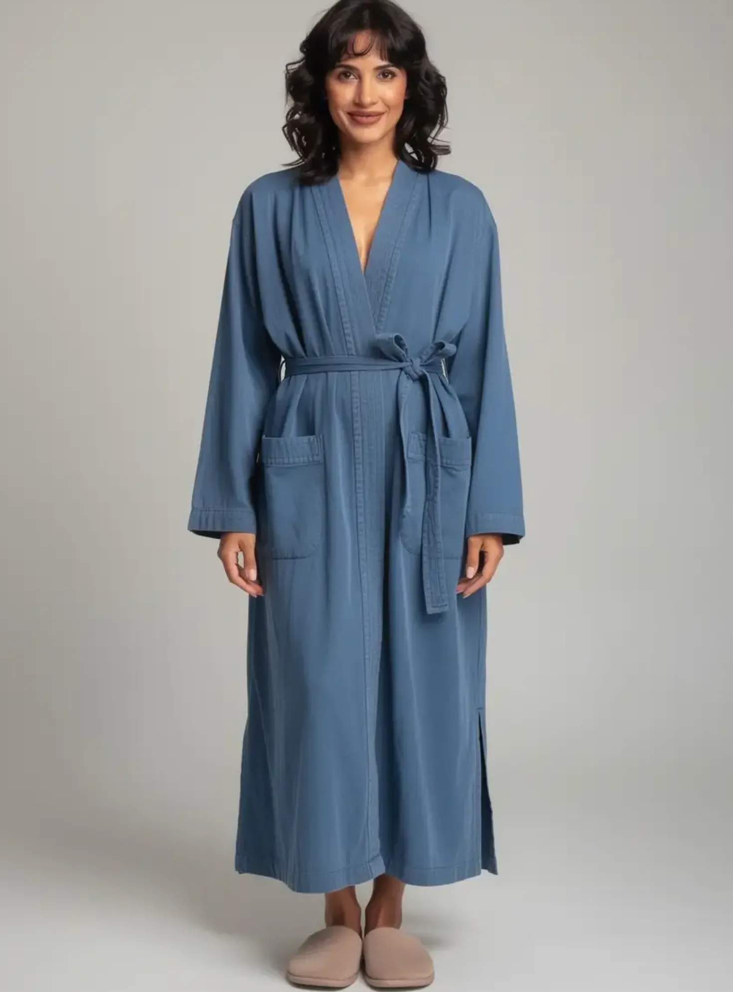 Robe De Chambre Diega Bleu