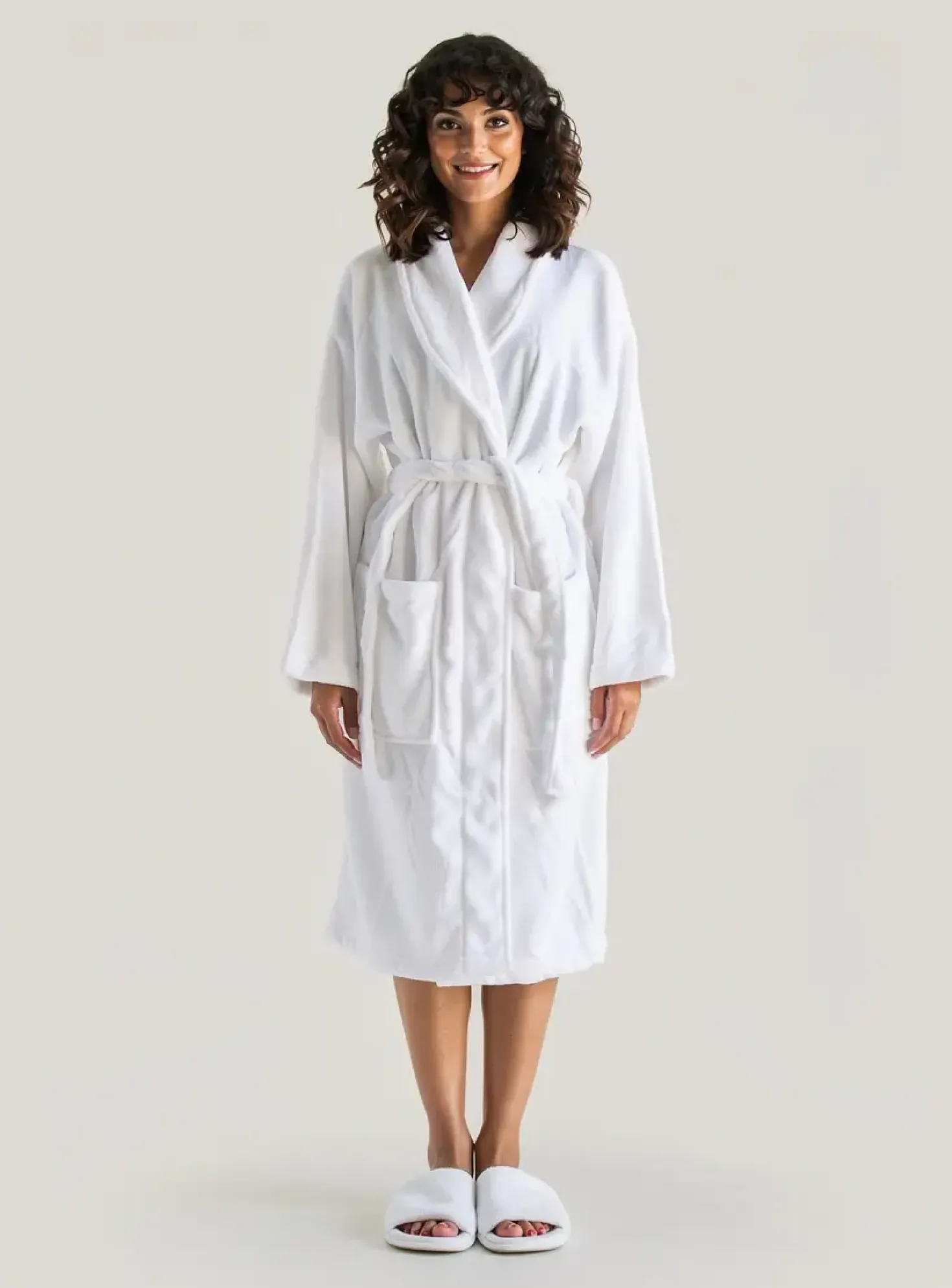 Robe De Chambre Hotel Megastore Blanc