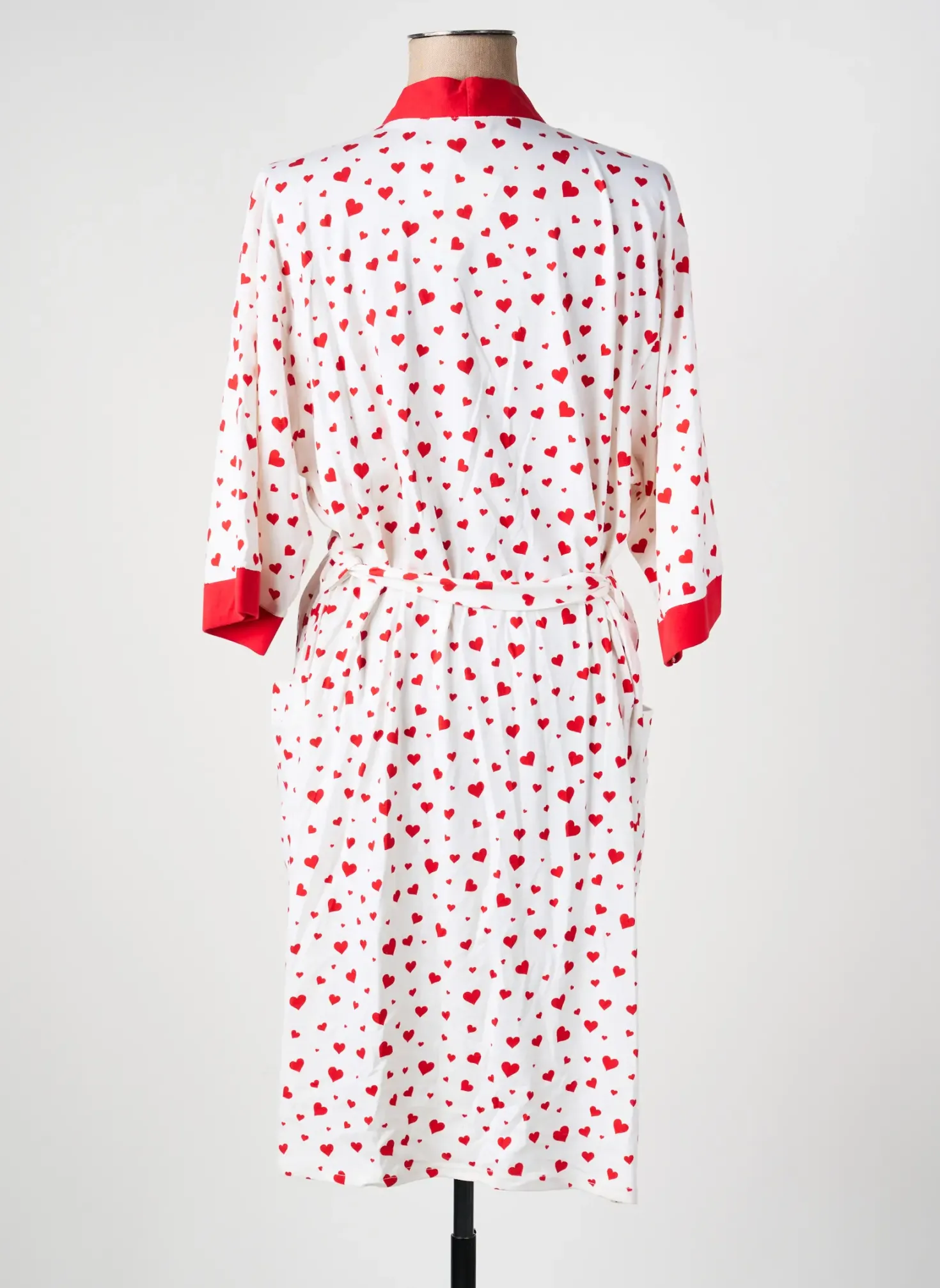 Robe De Chambre Reglisse Blanc