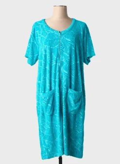 Robe De Chambre Rose Pomme Bleu