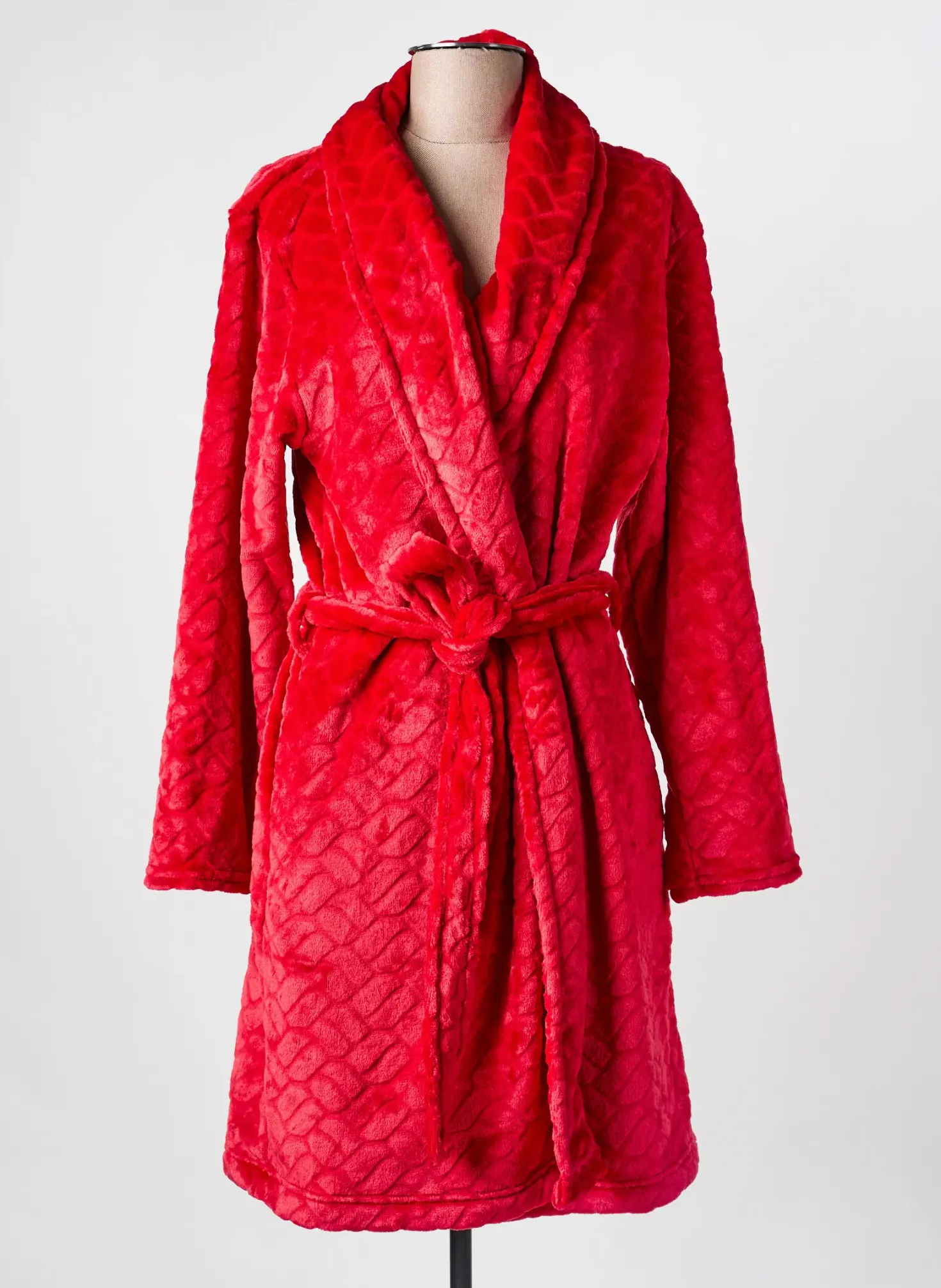 Robe De Chambre Rose Pomme Rouge
