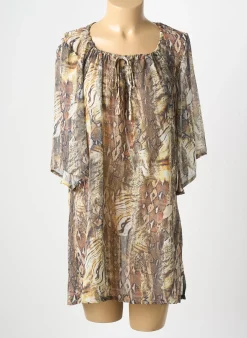 Robe De Plage Genius Marron