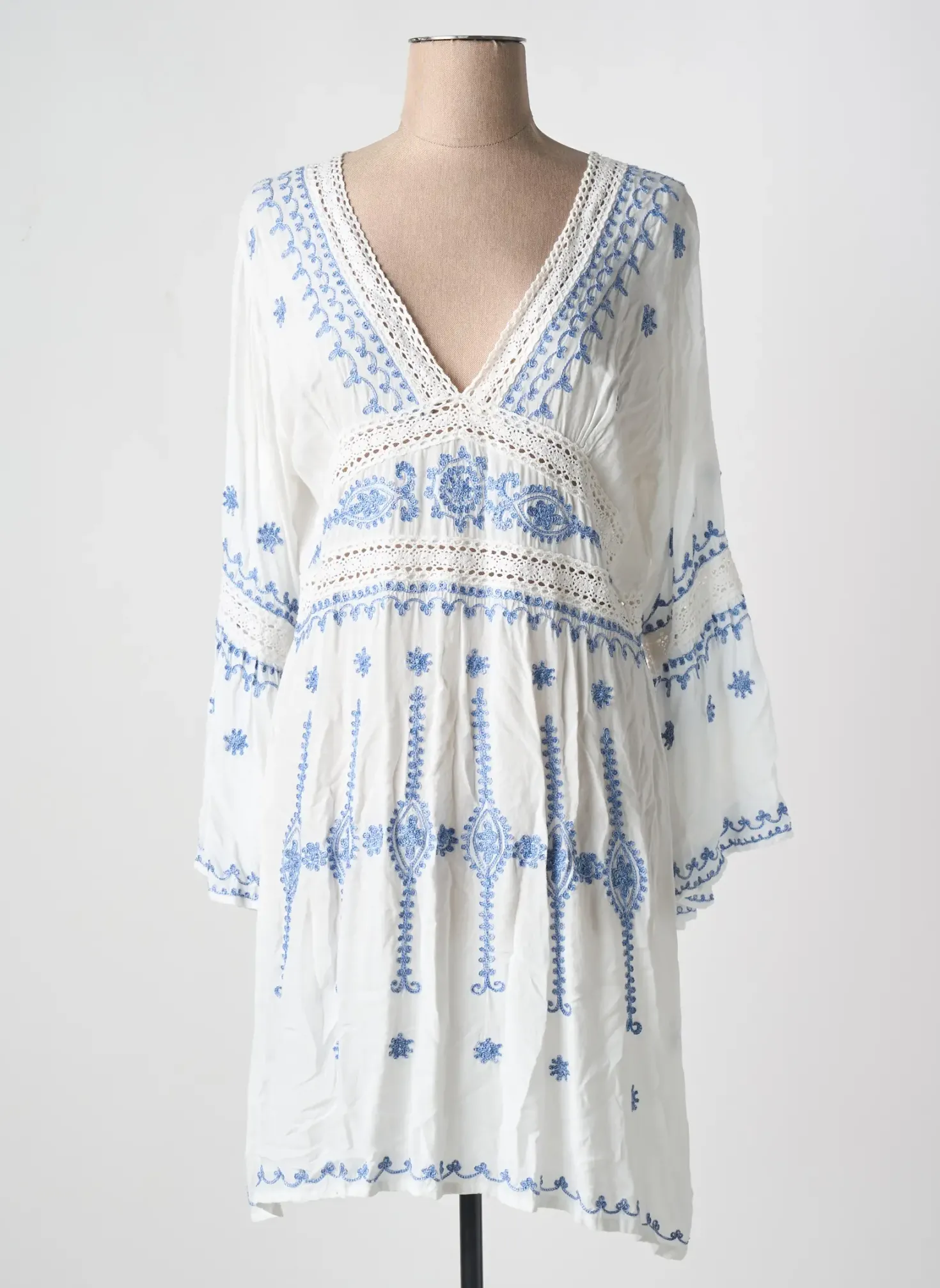 Robe De Plage Kiwi Bleu