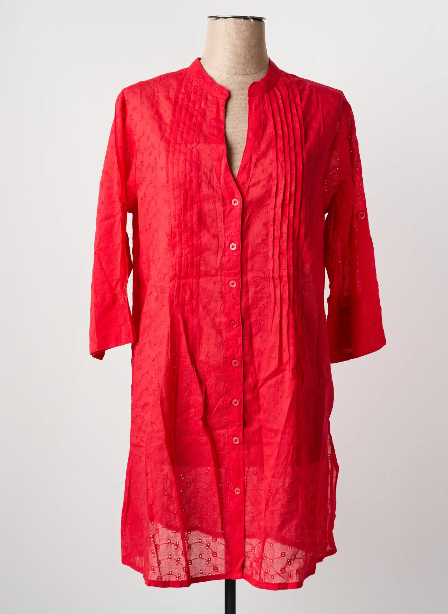 Robe De Plage Lagon Bleu Rouge
