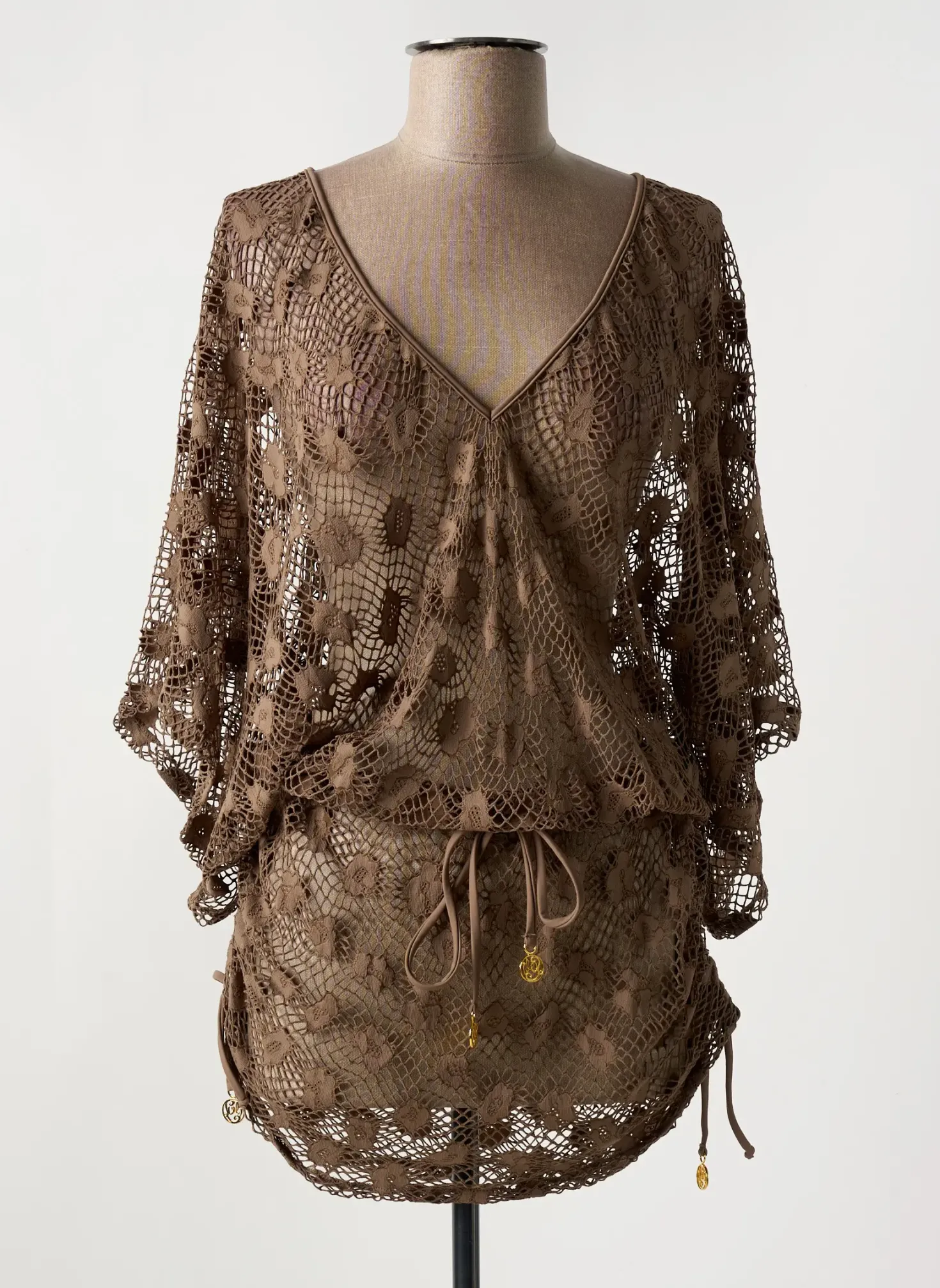 Robe De Plage Luli Fama Marron